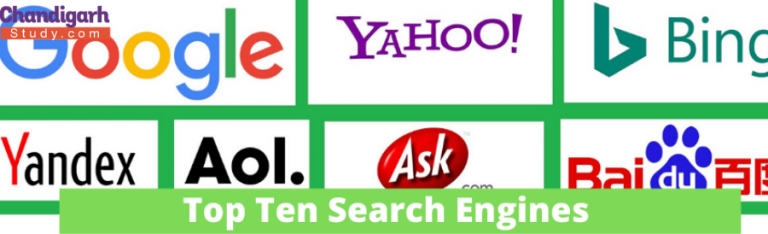 which are the Top Ten Search Engines in the world